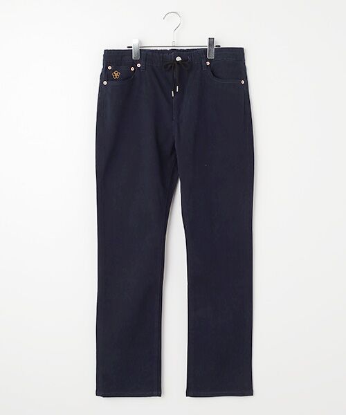 VAN / ヴァン チノ・ワークパンツ | カラーチノパンツ<ストレッチ>(ネイビー)