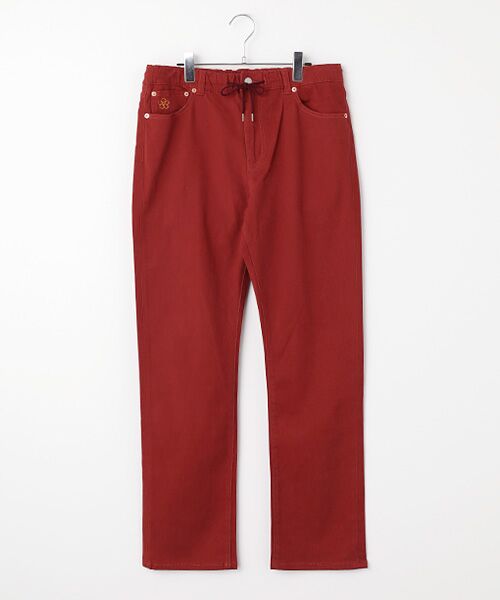 VAN / ヴァン チノ・ワークパンツ | カラーチノパンツ<ストレッチ>(レンガ)