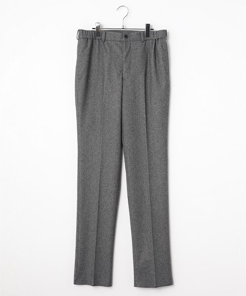 VAN / ヴァン チノ・ワークパンツ | イージーパンツ＜ジャージーホームスパン＞＜アーバンナチュラル＞＜セットアップ＞（グレー）