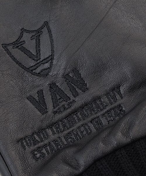 VAN / ヴァン 手袋 | レザーグローブ | 詳細5