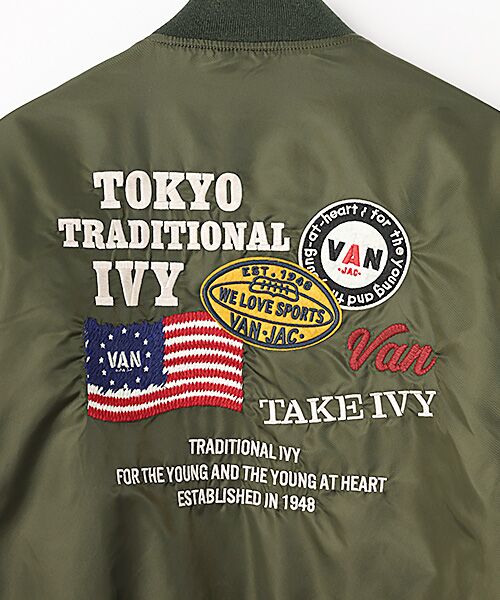 VAN / ヴァン ミリタリージャケット・コート | MA-1＜グラフィック刺繍＞ | 詳細12