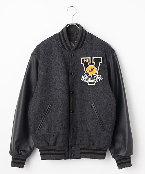 VAN / ヴァン レザーブルゾン・ジャケット | スタジアムジャンパー | 詳細1