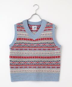 VAN / ヴァン ベスト | フェアアイルニットベスト ＜VAN×Shower CLUB＞ ＜ウィメンズ＞