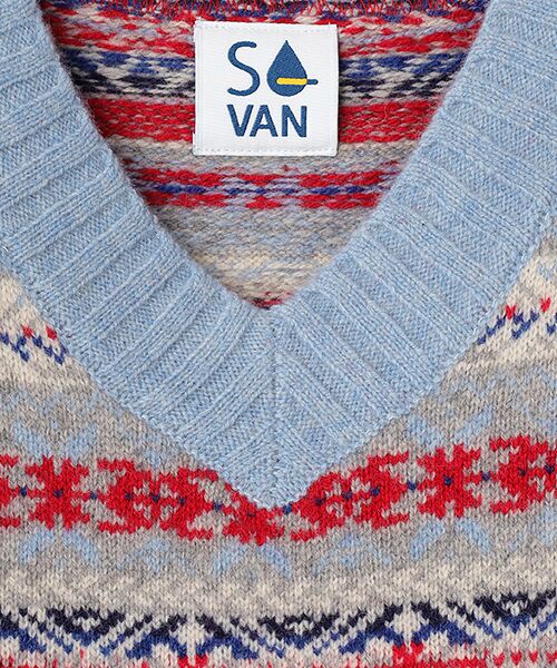 VAN / ヴァン ベスト | フェアアイルニットベスト ＜VAN×Shower CLUB＞ ＜ウィメンズ＞ | 詳細1