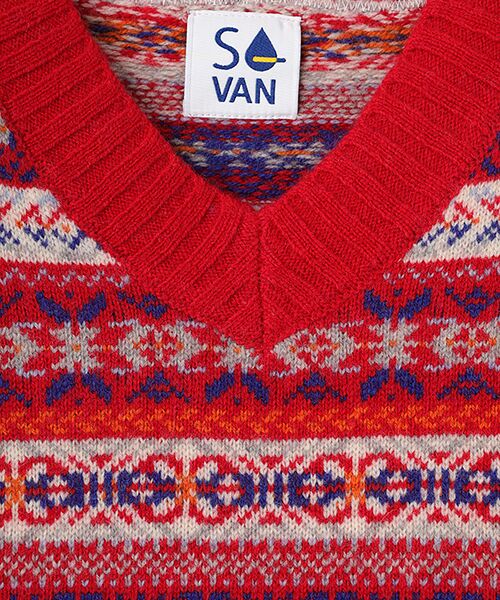 VAN / ヴァン ベスト | フェアアイルニットベスト ＜VAN×Shower CLUB＞ ＜ウィメンズ＞ | 詳細5