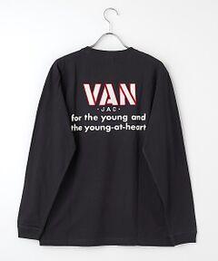 VAN / ヴァン カットソー | ロングスリーブTシャツ＜VANロゴ＞