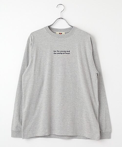 VAN / ヴァン カットソー | ロングスリーブTシャツ＜VANロゴ＞ | 詳細1