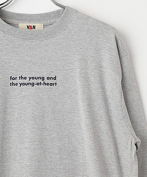 VAN / ヴァン カットソー | ロングスリーブTシャツ＜VANロゴ＞ | 詳細2