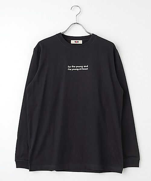 VAN / ヴァン カットソー | ロングスリーブTシャツ＜VANロゴ＞ | 詳細6