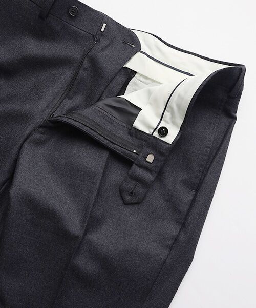 VAN / ヴァン スラックス・ドレスパンツ | サキソニーパンツ<ネオベーシックモデル> | 詳細5