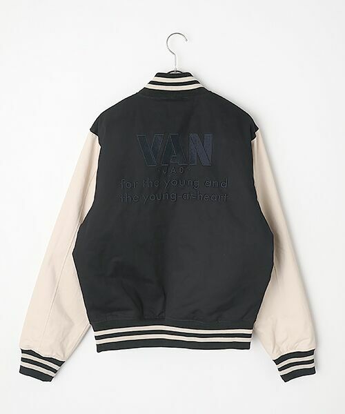 VAN / ヴァン ブルゾン | コットンスタジアムジャンパー（ネイビー）