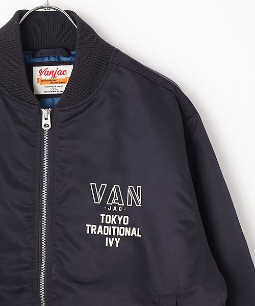 VAN / ヴァン ナイロンジャケット | MA-1＜レーサーグラフィック＞ | 詳細2