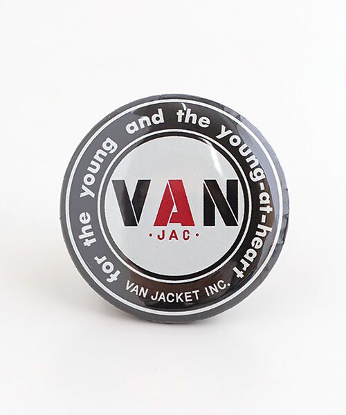 VAN / ヴァン その他雑貨 | 缶バッジ(丸VAN(ブラック))