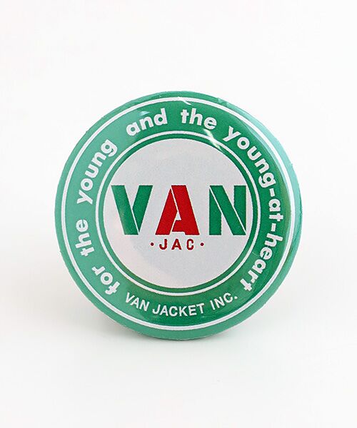 VAN / ヴァン その他雑貨 | 缶バッジ(丸VAN(グリーン))