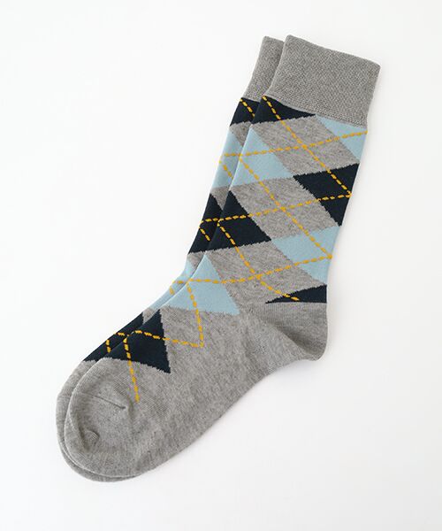 VAN / ヴァン ソックス | ソックス＜アーガイル＞＜ウィメンズ＞（グレー）