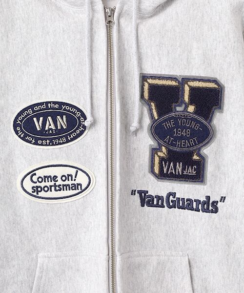 VAN / ヴァン パーカー | ジップアップパーカー＜ヴァンガーズ＞ | 詳細3