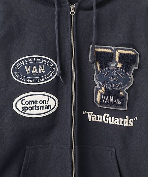 VAN / ヴァン パーカー | ジップアップパーカー＜ヴァンガーズ＞ | 詳細9