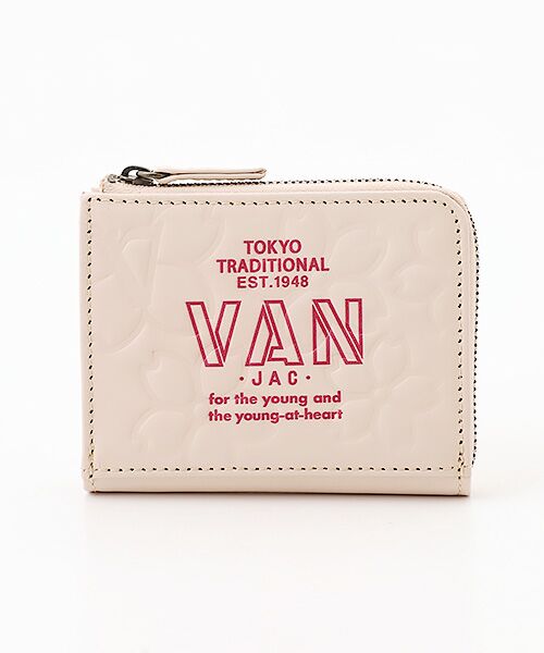 VAN / ヴァン 財布・コインケース・マネークリップ | L字ウォレット＜ヌメ革＞（ベージュ）