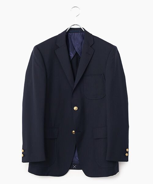 VAN / ヴァン テーラードジャケット | 段返りブレザー＜トロピカル＞＜春夏＞（ネイビー）
