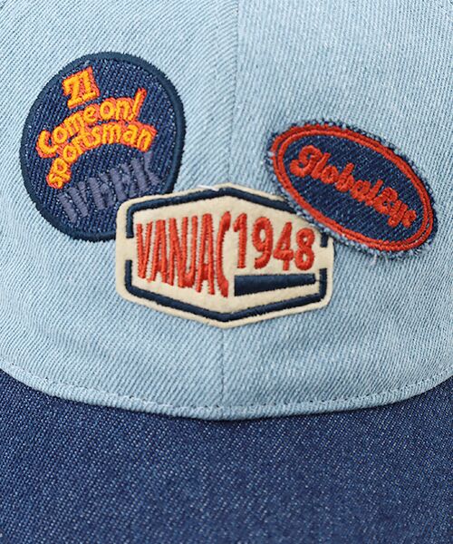 VAN / ヴァン キャップ | デニムキャップ＜ワッペン＞ | 詳細6