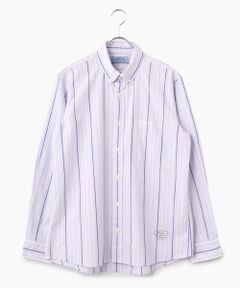 ショートBDシャツ＜ブロードストライプ＞