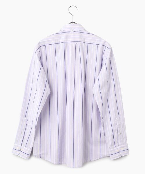 VAN / ヴァン シャツ・ブラウス | ショートBDシャツ＜ブロードストライプ＞ | 詳細1