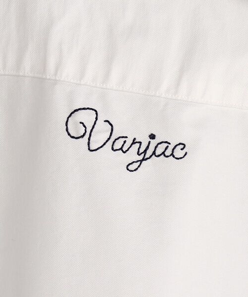 VAN / ヴァン シャツ・ブラウス | ショートBDシャツ＜手書き風刺繍＞ | 詳細1