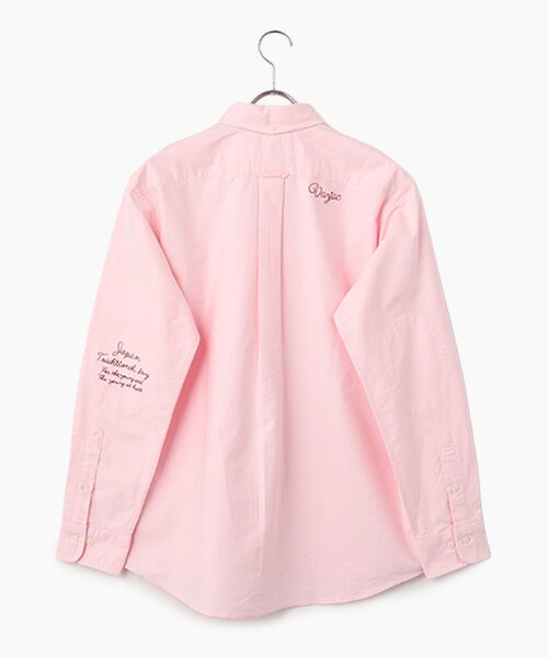 VAN / ヴァン シャツ・ブラウス | ショートBDシャツ＜手書き風刺繍＞ | 詳細3