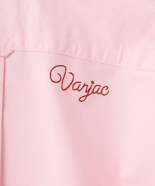 VAN / ヴァン シャツ・ブラウス | ショートBDシャツ＜手書き風刺繍＞ | 詳細7