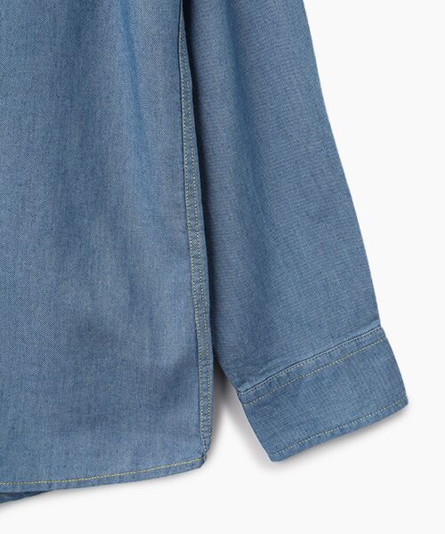 VAN / ヴァン シャツ・ブラウス | ライトインディゴデニムシャツ＜バックプリント＞ | 詳細3