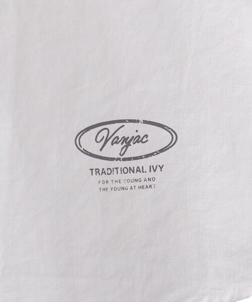 VAN / ヴァン シャツ・ブラウス | ショートBDシャツ＜綿麻＞ | 詳細1