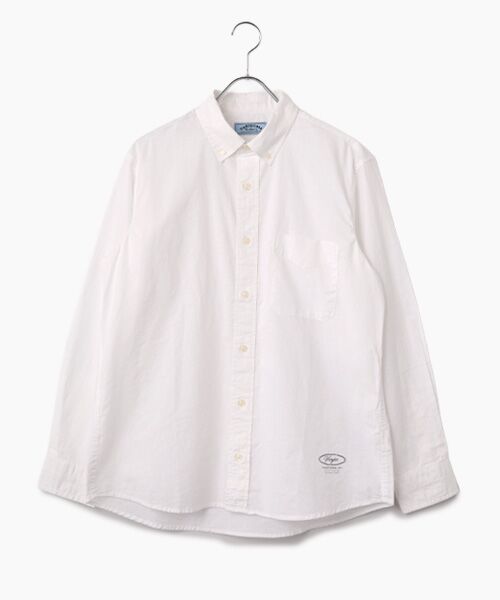 VAN / ヴァン シャツ・ブラウス | ショートBDシャツ＜綿麻＞（ホワイト）