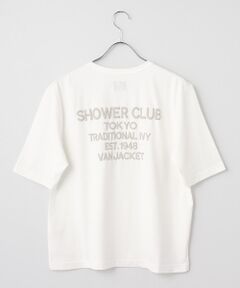 VAN / ヴァン Tシャツ | Tシャツ ＜発泡プリント＞ ＜ウィメンズ＞ ＜VAN×Shower CLUB＞