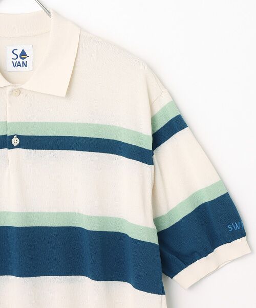 VAN / ヴァン ポロシャツ | ニットポロ ＜VAN×Shower CLUB＞ ＜ウィメンズ＞ | 詳細2