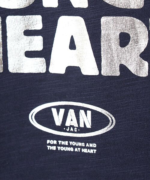 VAN / ヴァン Tシャツ | スラブTシャツ ＜箔プリント＞ ＜VAN×Shower CLUB＞ ＜ウィメンズ＞ | 詳細6