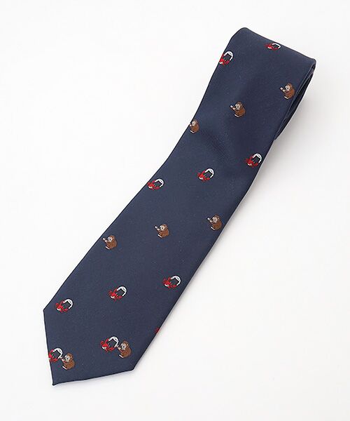 VAN / ヴァン ネクタイ | ジョークタイ＜さるかに合戦＞（ネイビー）