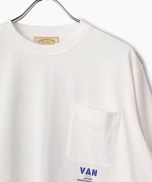 VAN / ヴァン カットソー | ロングスリーブTシャツ＜バックロゴ＞ | 詳細2