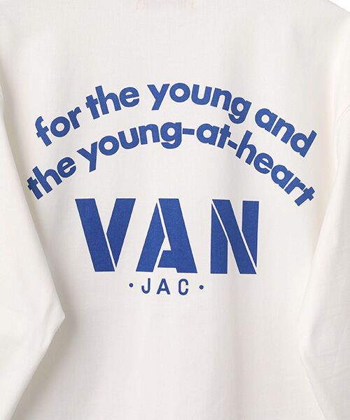 VAN / ヴァン カットソー | ロングスリーブTシャツ＜バックロゴ＞ | 詳細4