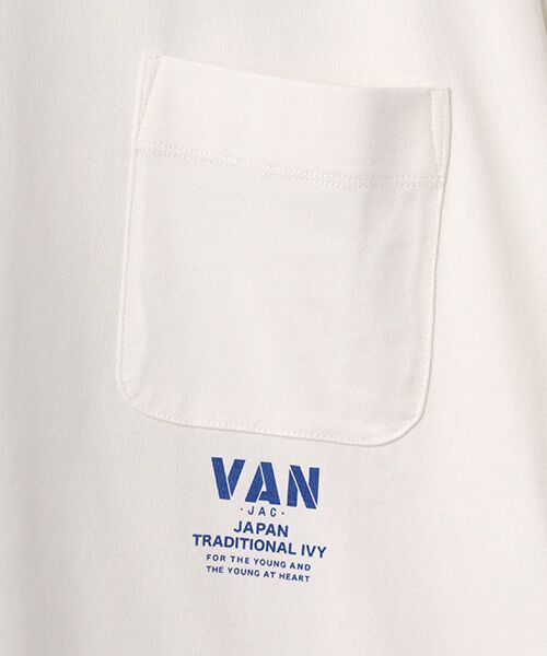 VAN / ヴァン カットソー | ロングスリーブTシャツ＜バックロゴ＞ | 詳細6