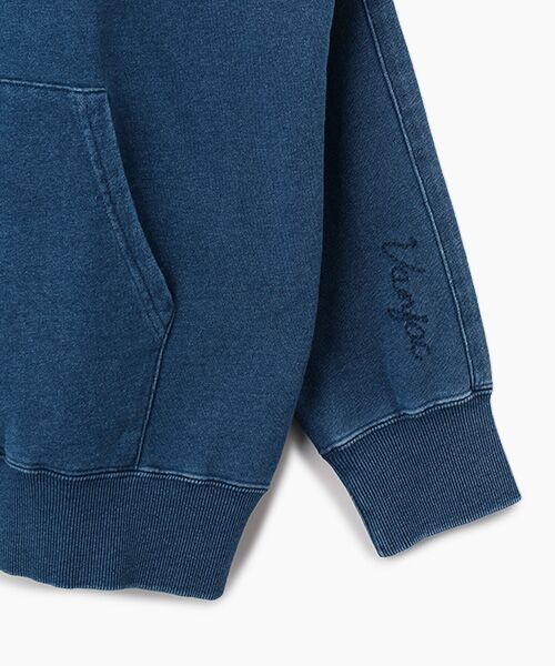 VAN / ヴァン パーカー | スタンドジップアップトレーナー＜刺繍＞＜インディゴコレクション＞ | 詳細3