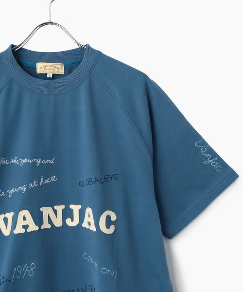 VAN / ヴァン スウェット | 半袖トレーナー＜刺繍＞＜ミニ裏毛＞ | 詳細2