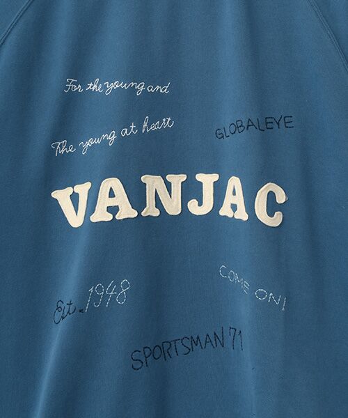 VAN / ヴァン スウェット | 半袖トレーナー＜刺繍＞＜ミニ裏毛＞ | 詳細6