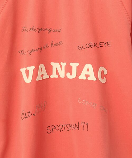 VAN / ヴァン スウェット | 半袖トレーナー＜刺繍＞＜ミニ裏毛＞ | 詳細8