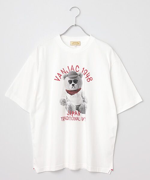 VAN / ヴァン Tシャツ | プリントTシャツ＜VANDDY＞（ホワイト）
