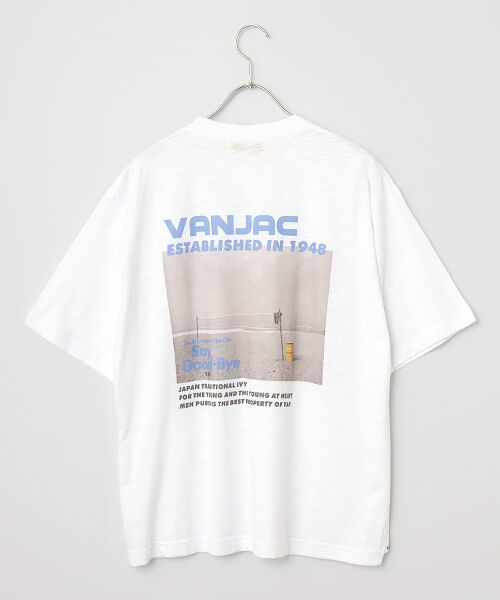VAN / ヴァン Tシャツ | プリントTシャツ＜アーカイブポスター＞（ホワイト）