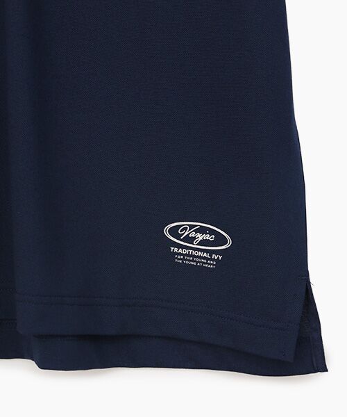 VAN / ヴァン ポロシャツ | ドライ鹿の子ポロシャツ＜バックプリント＞ | 詳細5