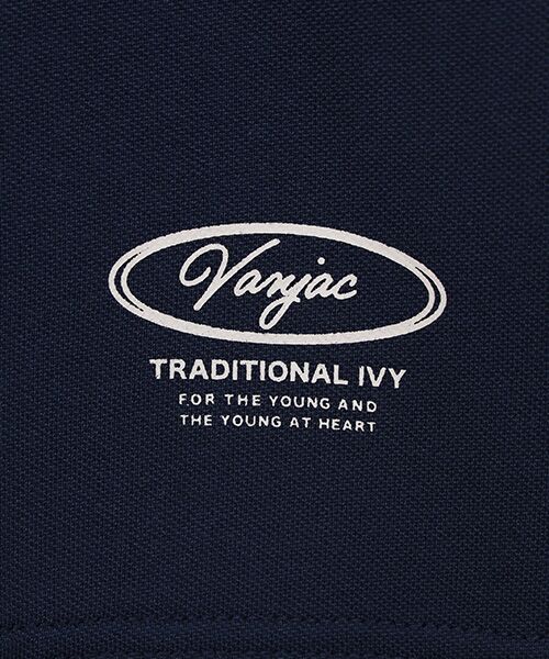 VAN / ヴァン ポロシャツ | ドライ鹿の子ポロシャツ＜バックプリント＞ | 詳細6