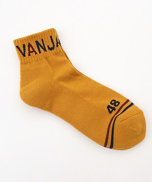 VAN / ヴァン ソックス | ローカットソックス＜裏パイル＞（イエロー）