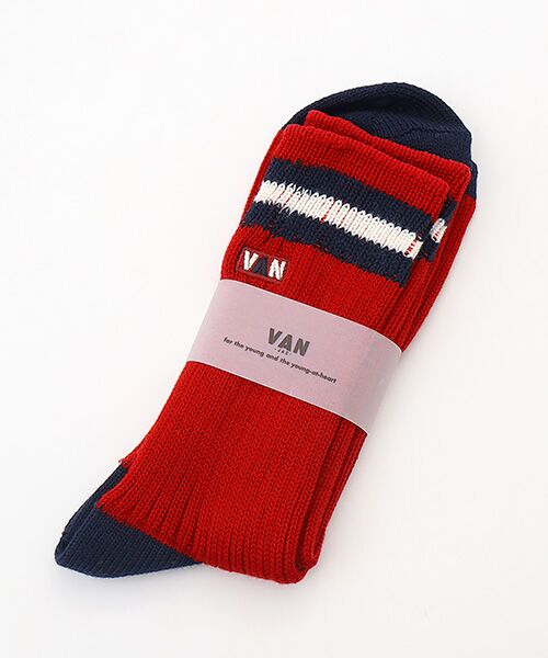VAN / ヴァン ソックス | リブラインソックス | 詳細4