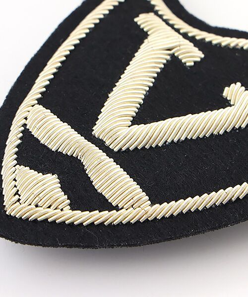 VAN / ヴァン ブローチ・コサージュ | モールエンブレム＜Vエンブレム＞ | 詳細3